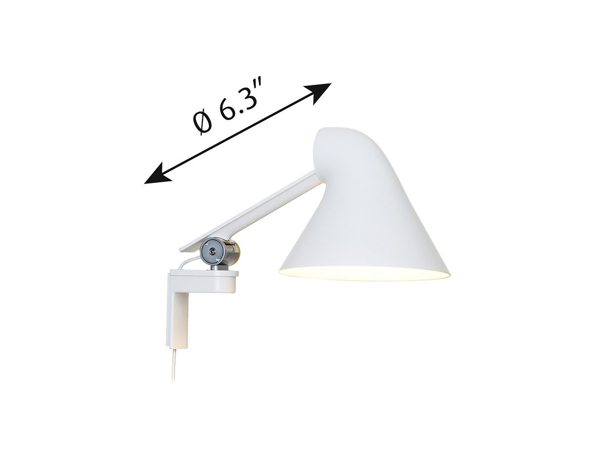 njp short wall lamp