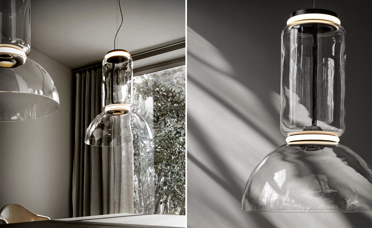 noctambule s1 suspension lamp with bowl