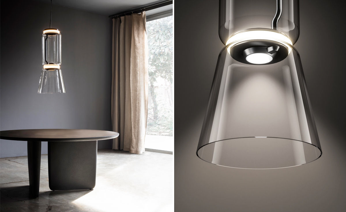 noctambule s1 suspension lamp with cone