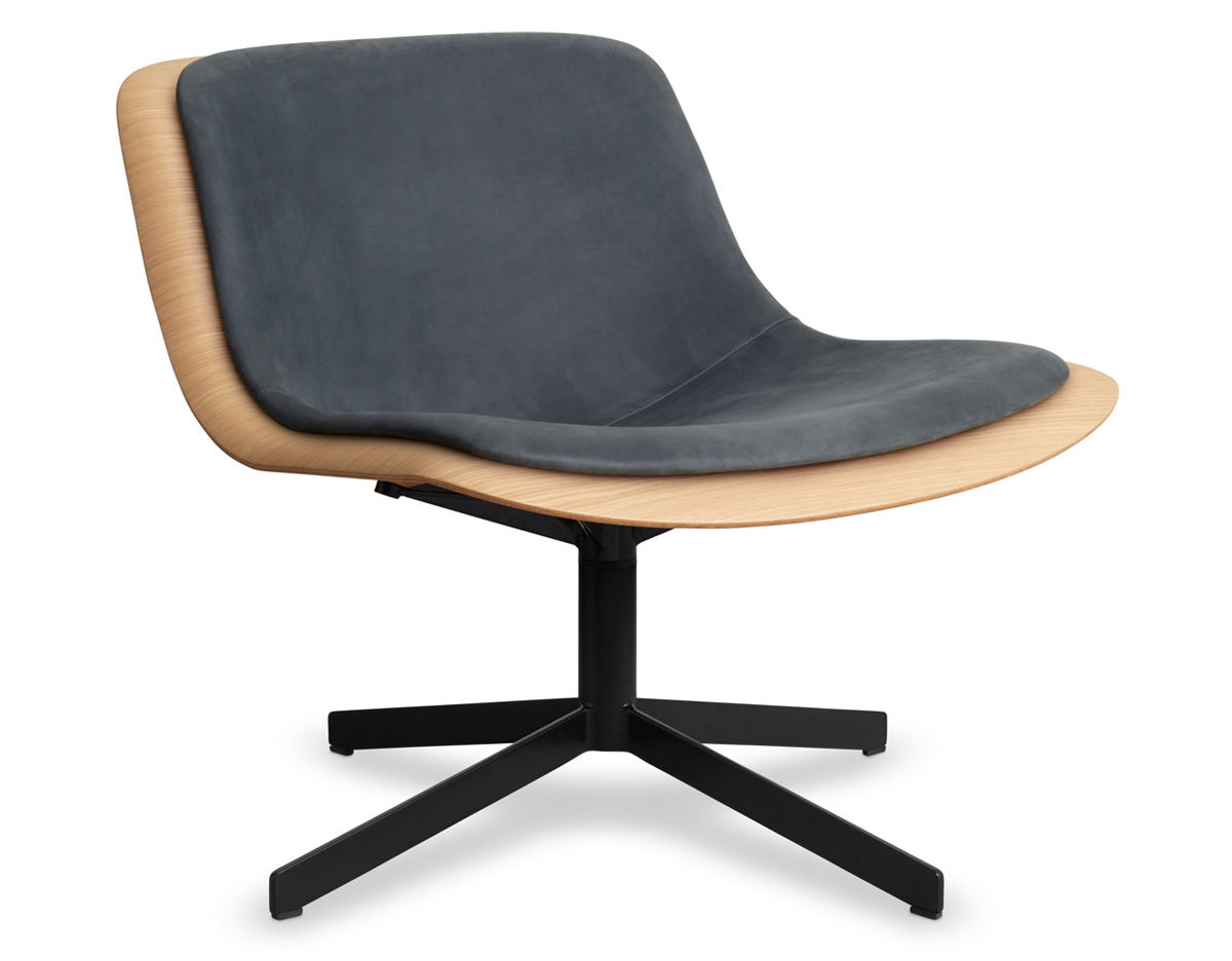 nonesuch swivel upholstered lounge chair