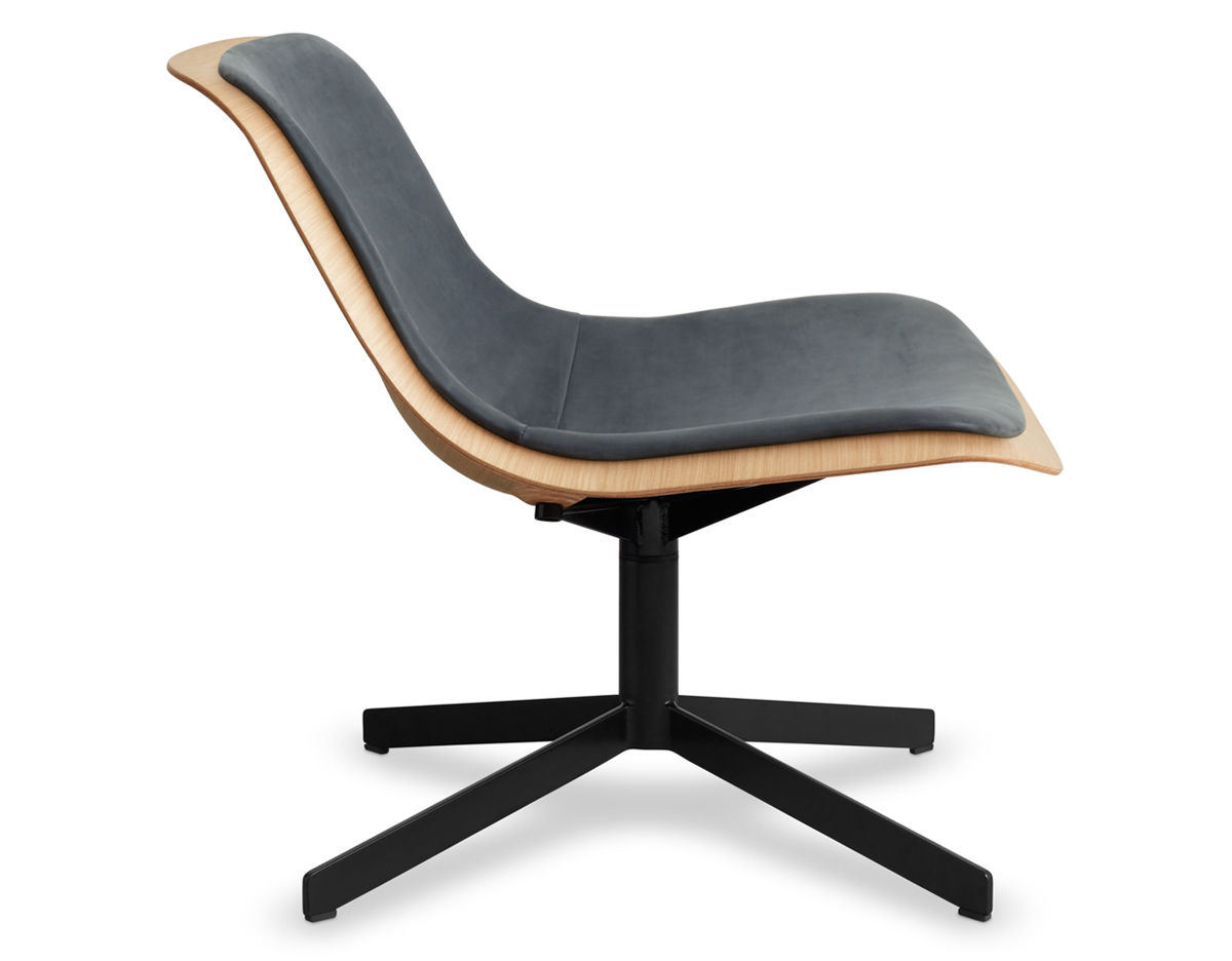 nonesuch swivel upholstered lounge chair