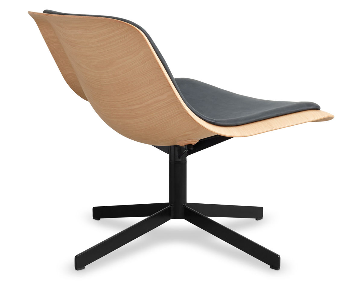 nonesuch swivel upholstered lounge chair
