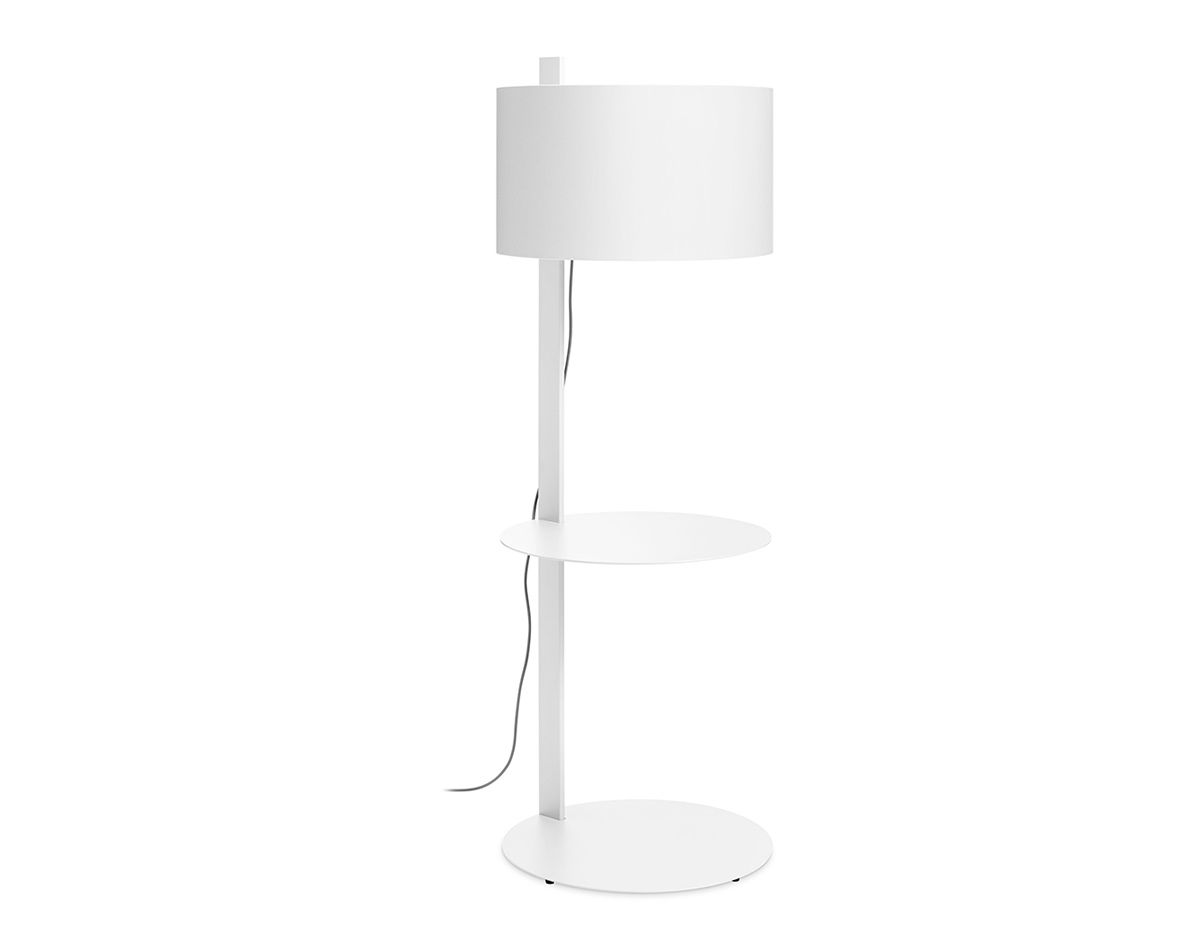 note large floor lamp with table