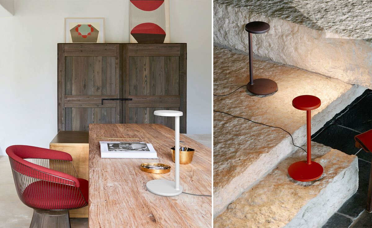 oblique led table lamp