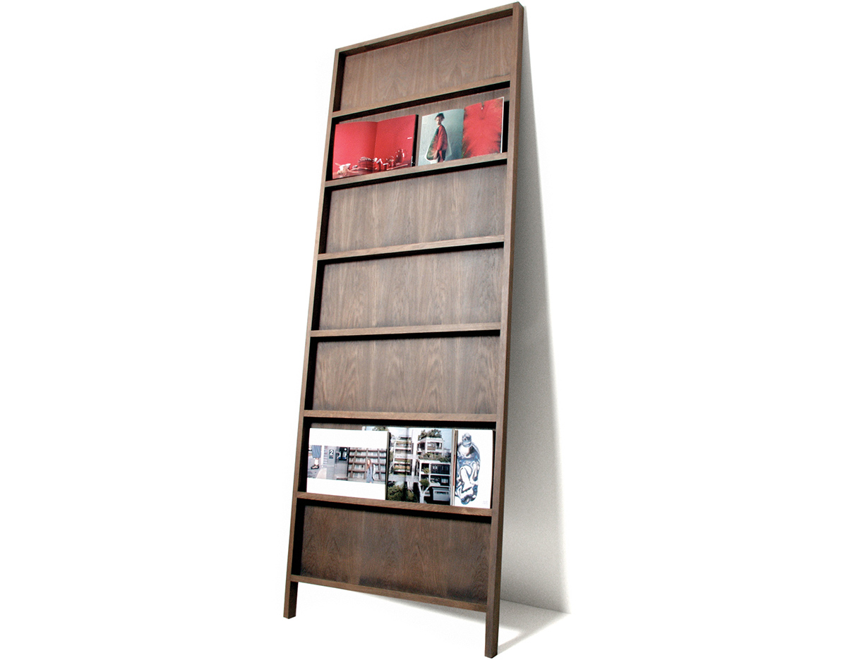 oblique shelf