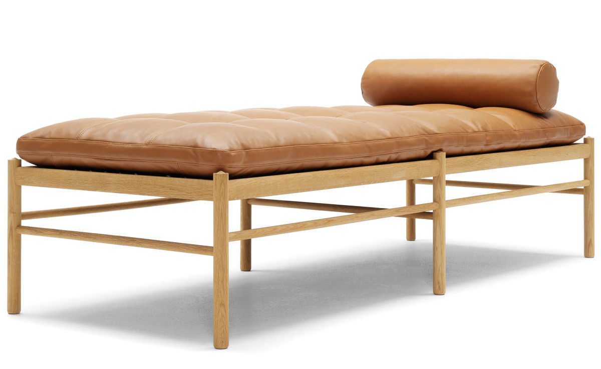 ole wanscher 150 daybed with neck pillow