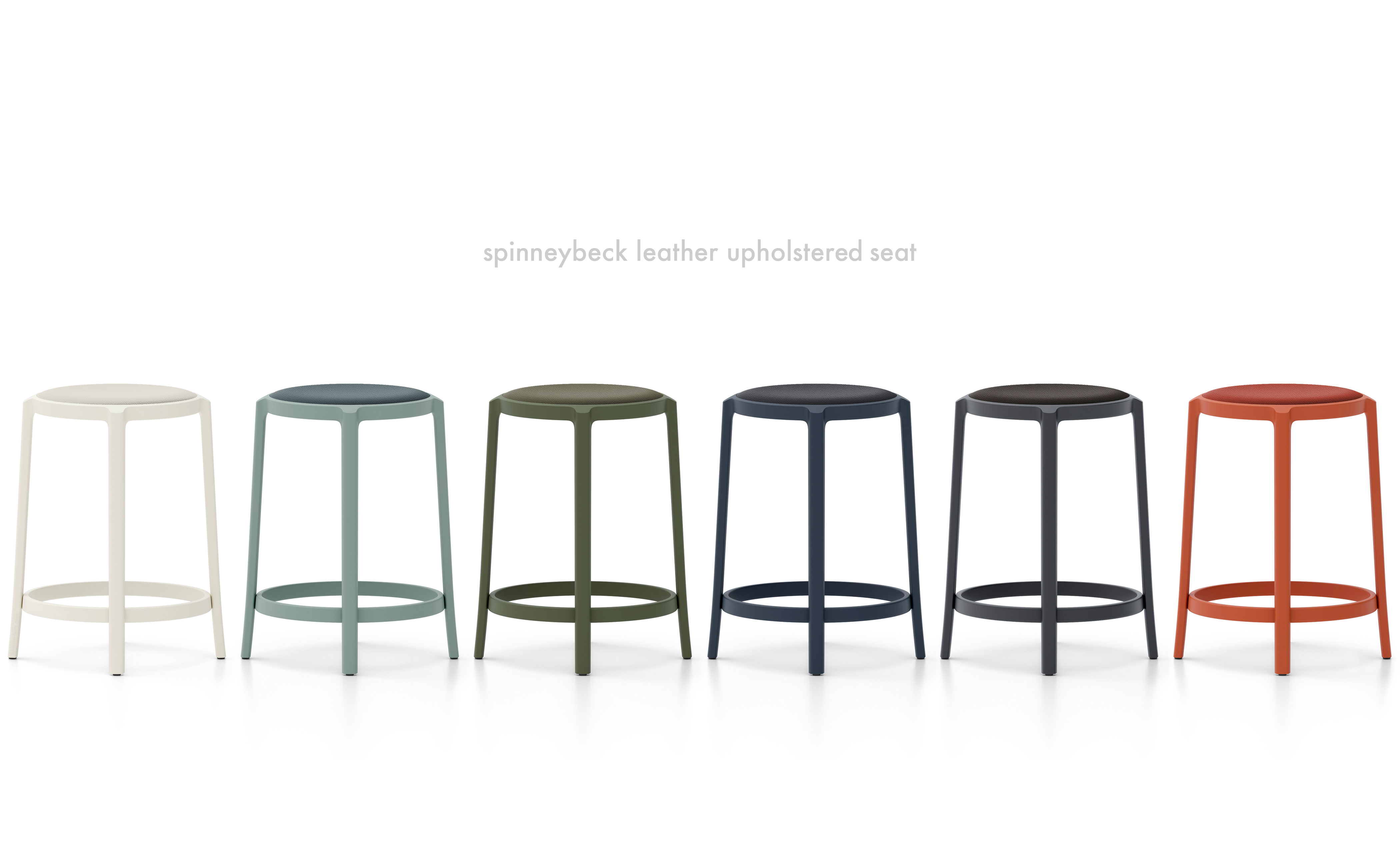 on & on stool upholstered seat