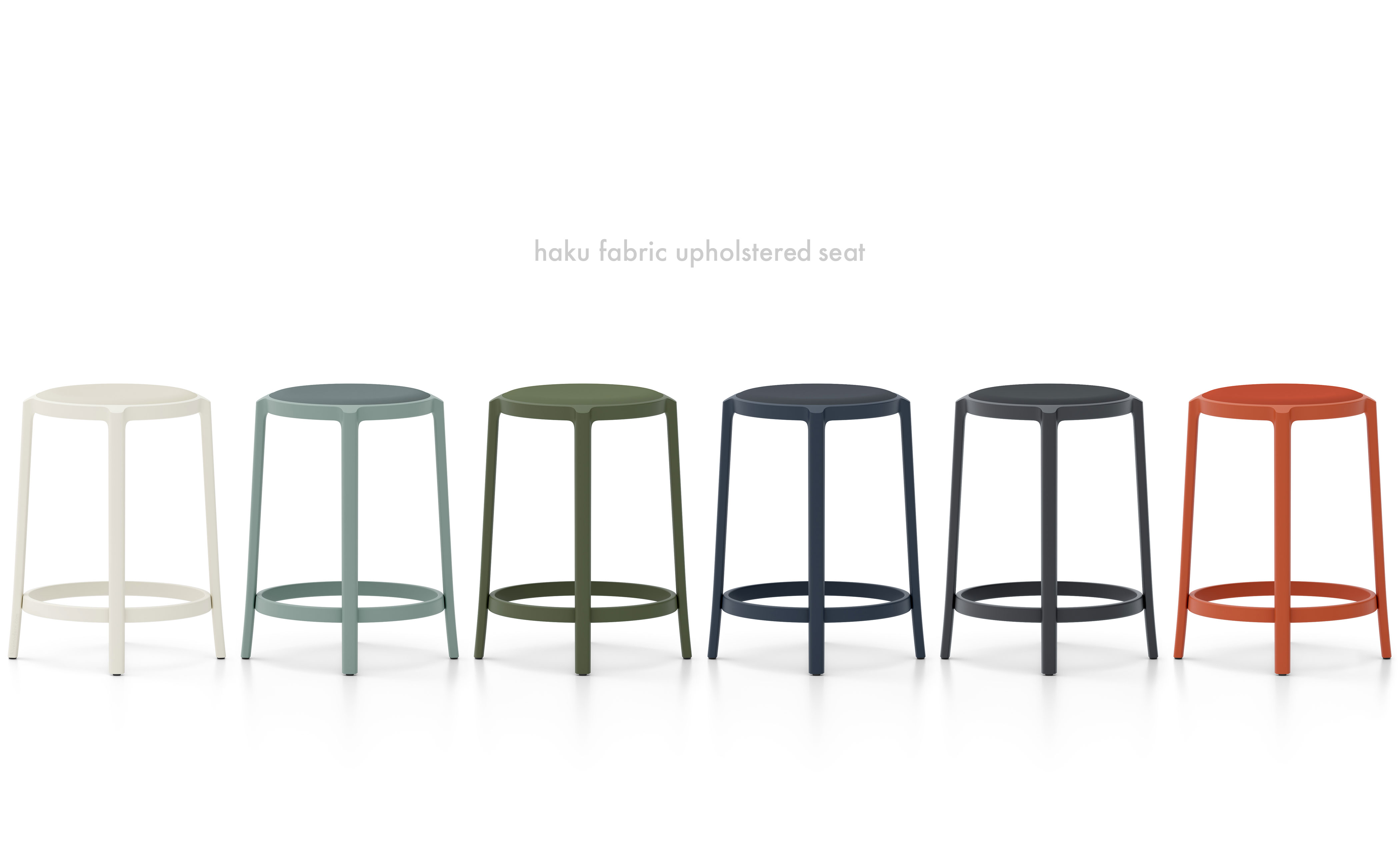 on & on stool upholstered seat