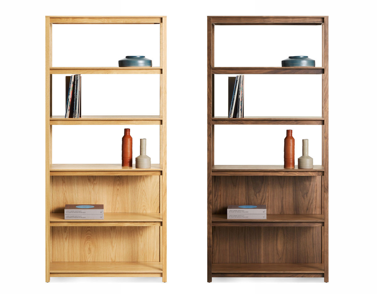 open plan tall bookcase