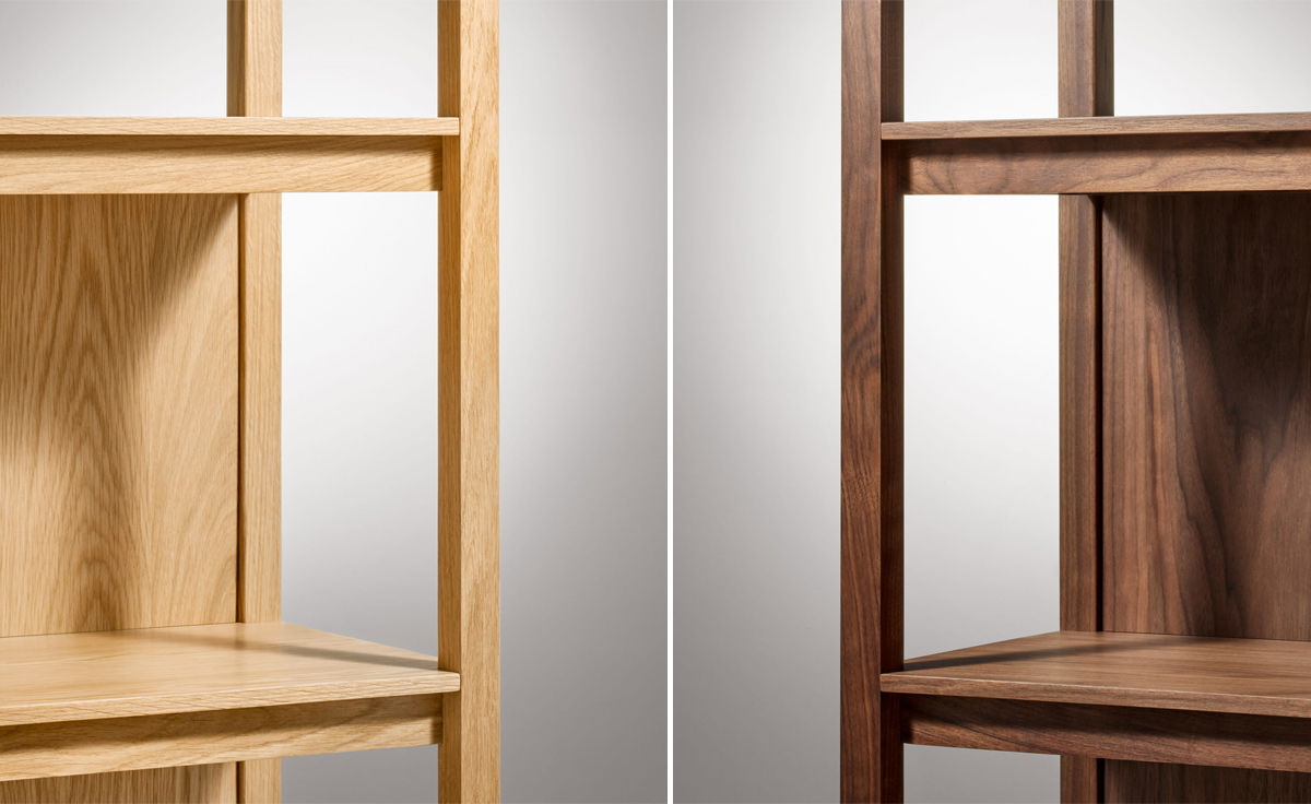 open plan tall bookcase
