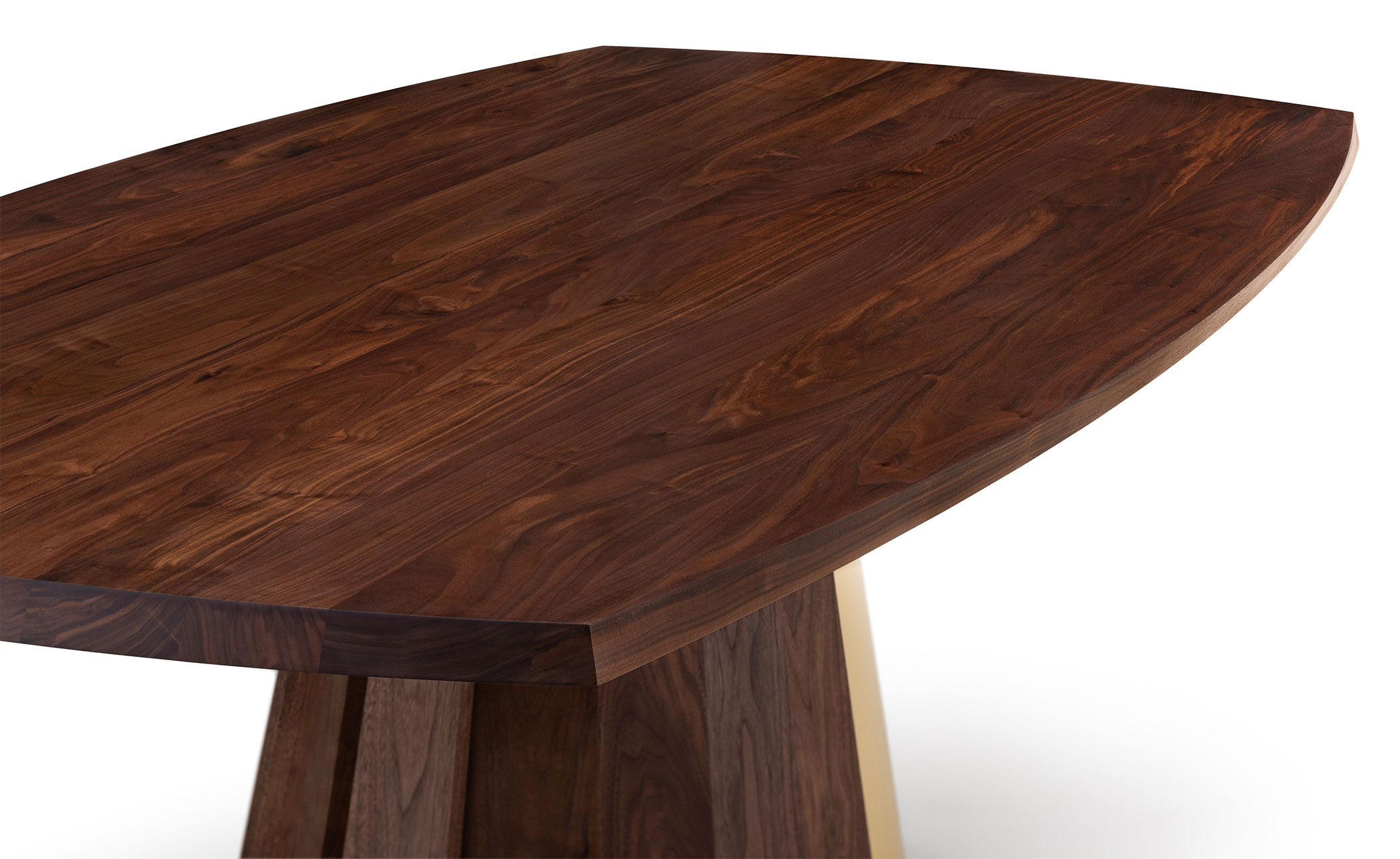 Orion Dining Table wood & metal base