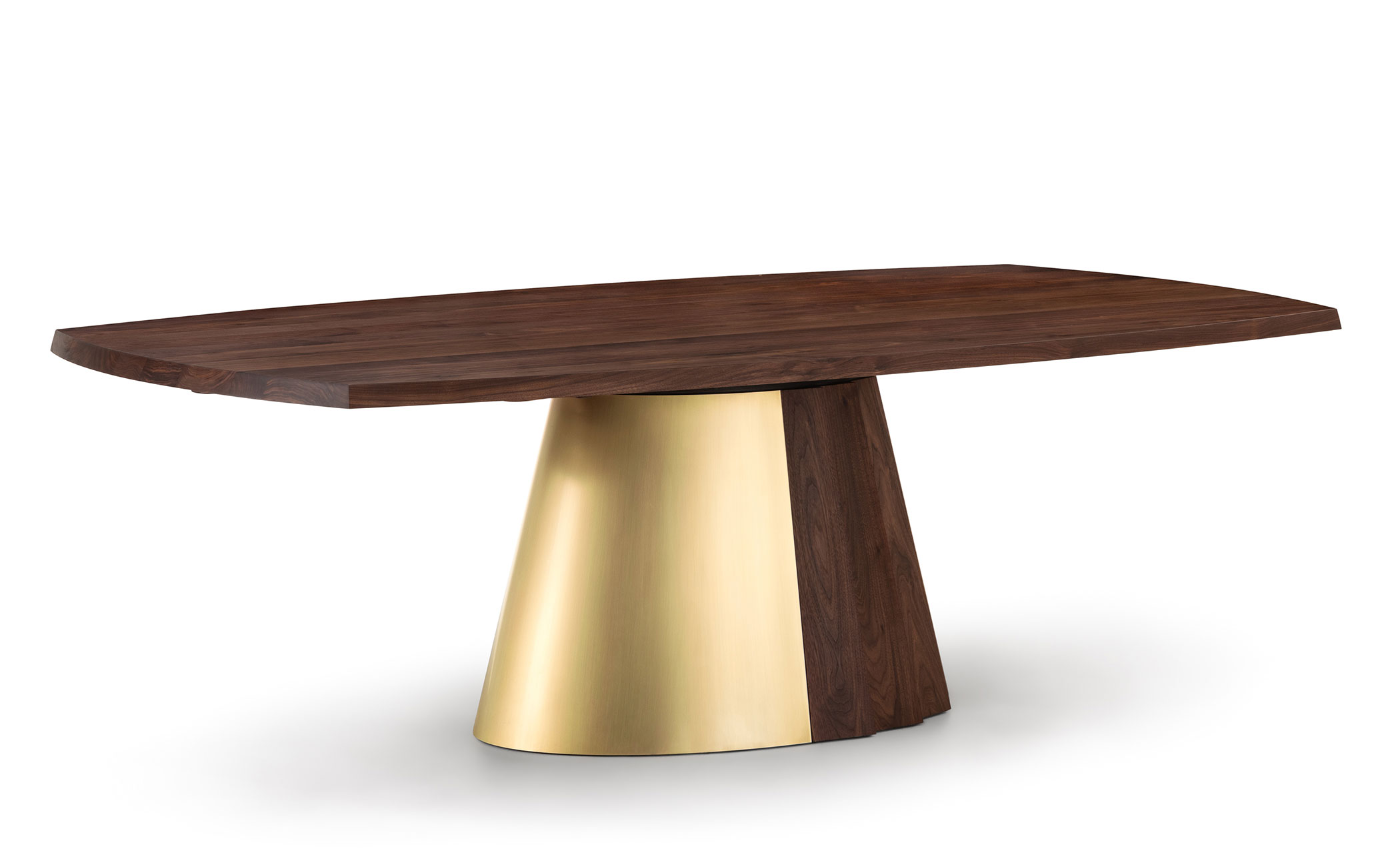 Orion Dining Table wood & metal base