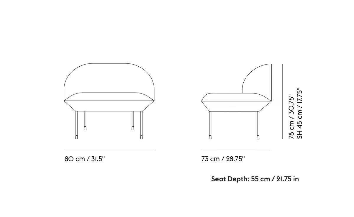 muuto oslo lounge chair