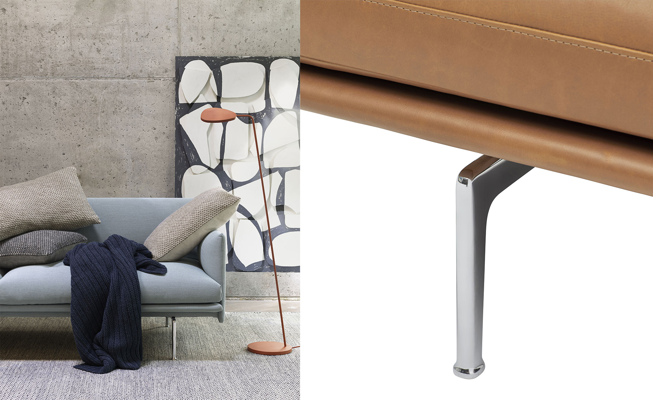 outline corner sofa