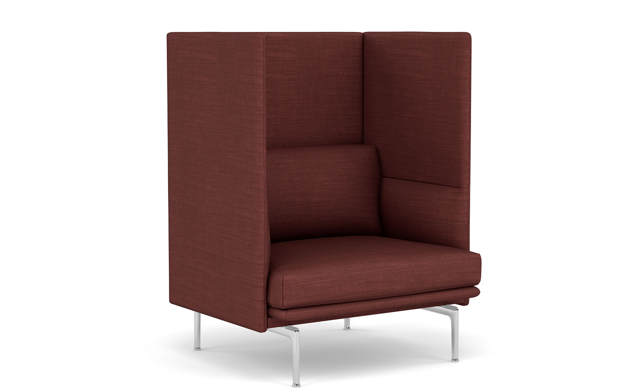 outline highback sofa 1 seater