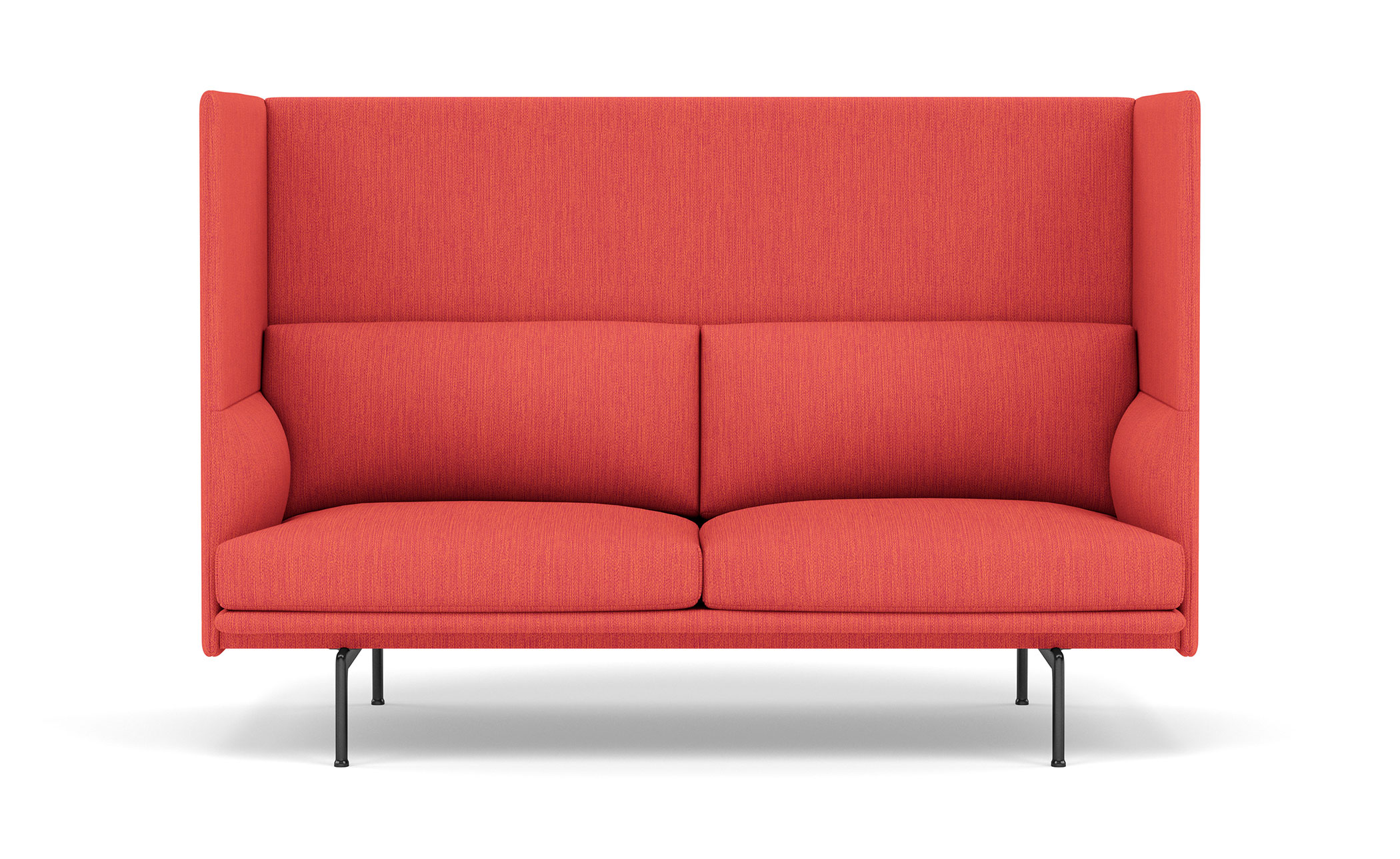 outline highback sofa 2 seater