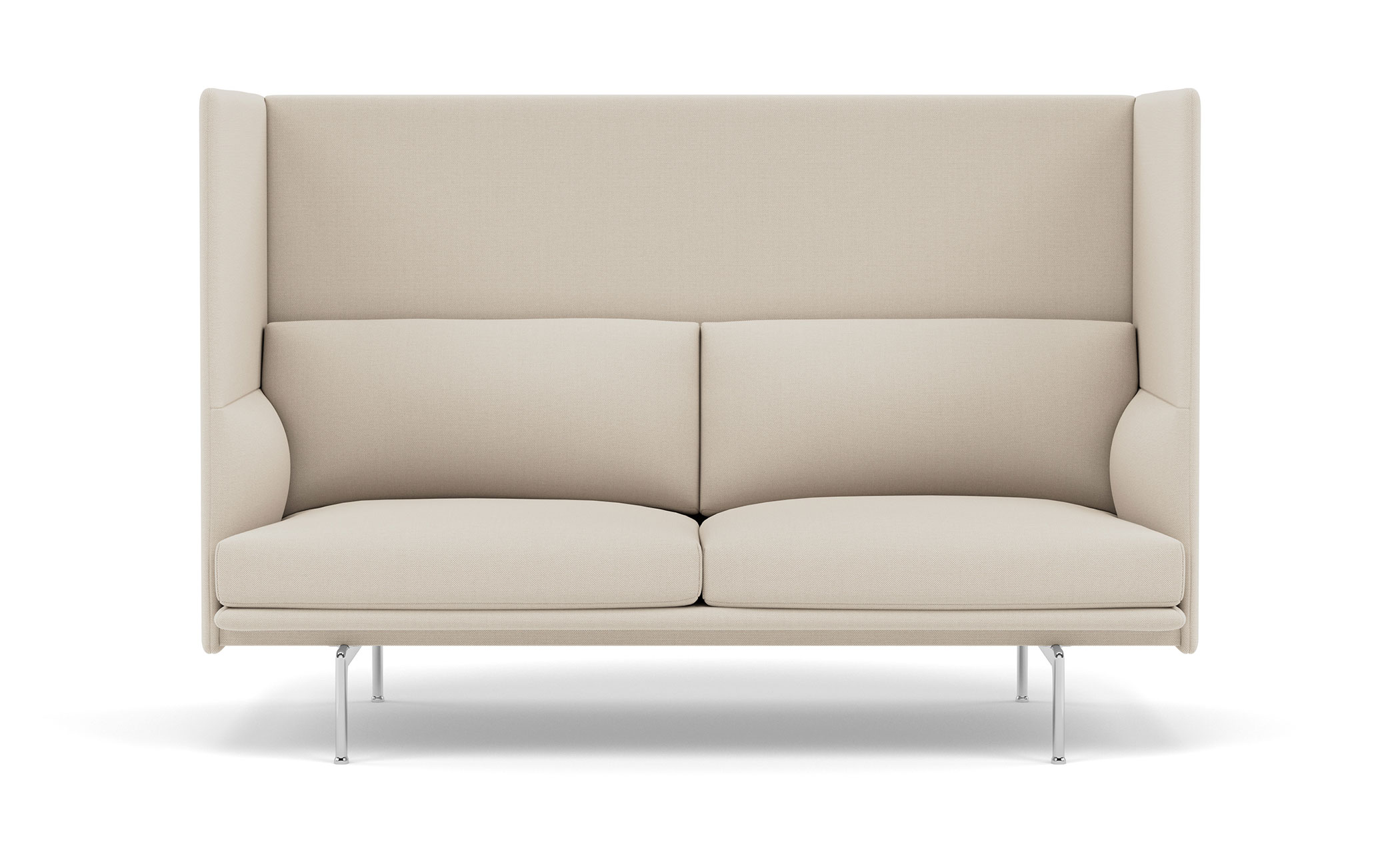 outline highback sofa 2 seater
