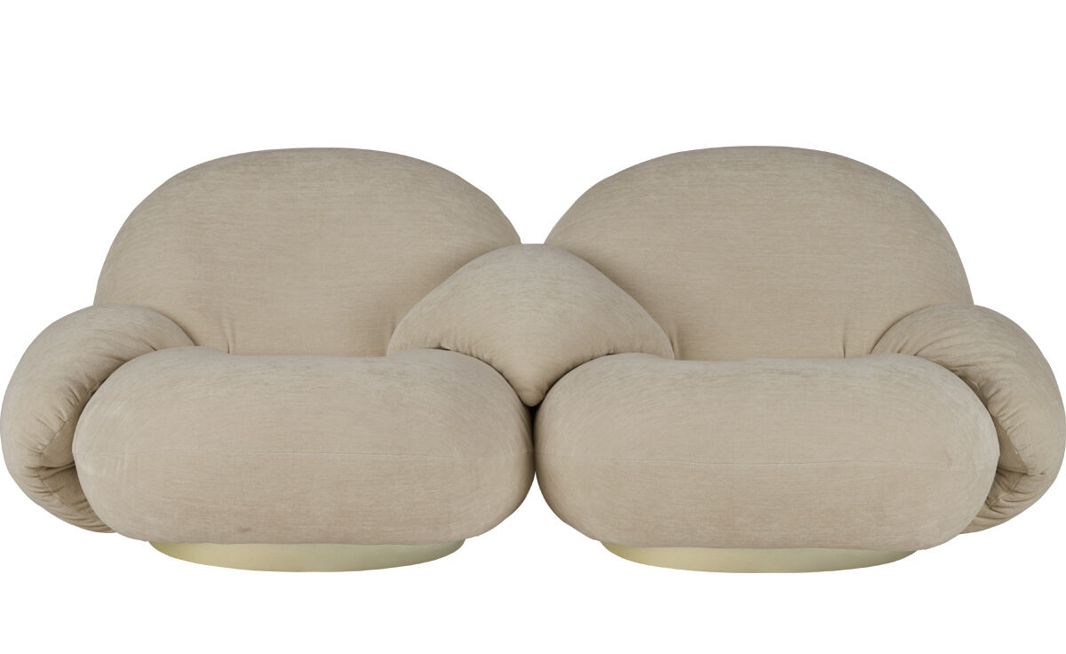 pacha 2 seat sofa with 3 armrests