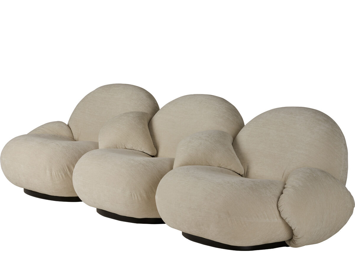 pacha 3 seat sofa with 4 armrests