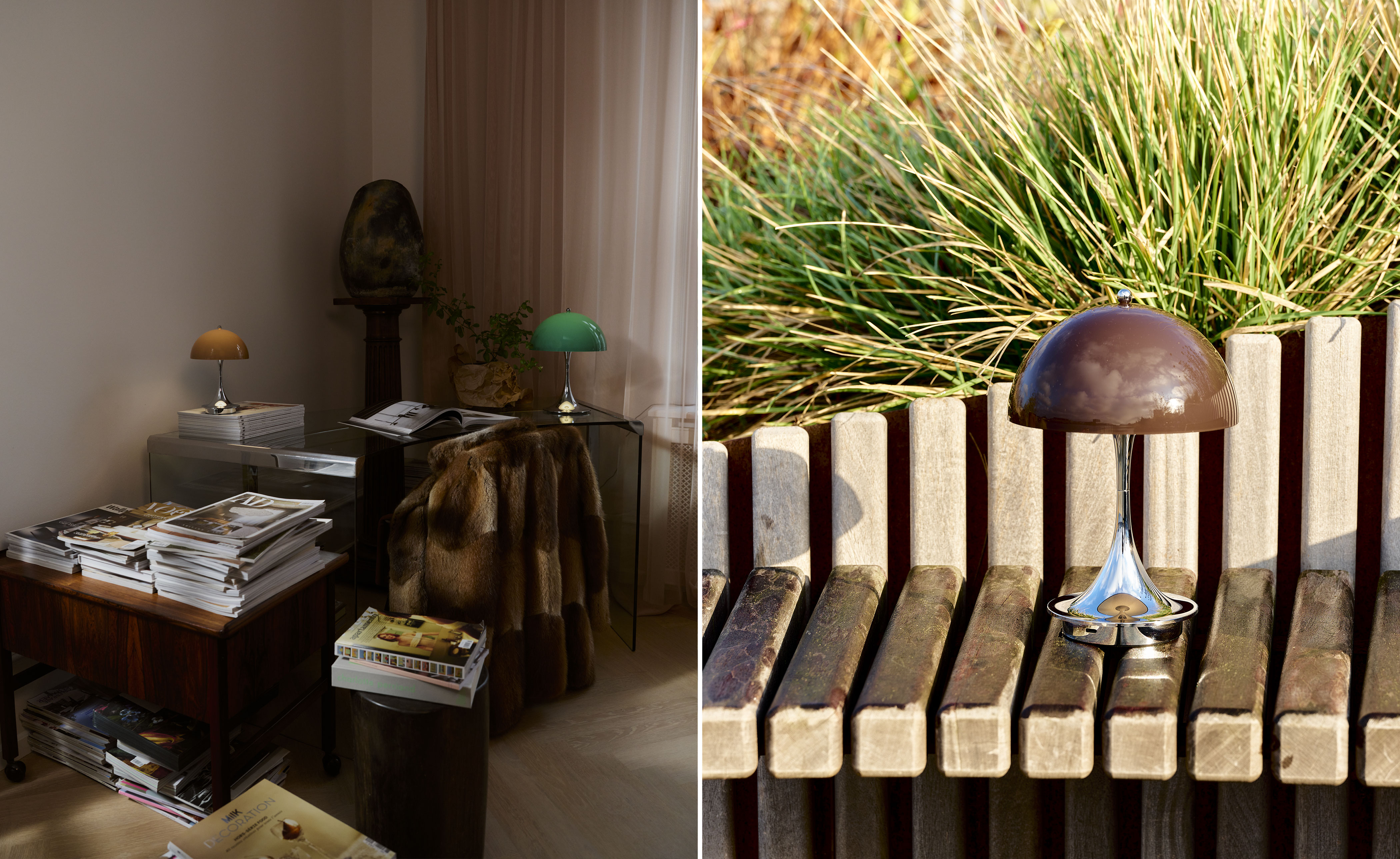 Panthella 160 Portable Table Lamp