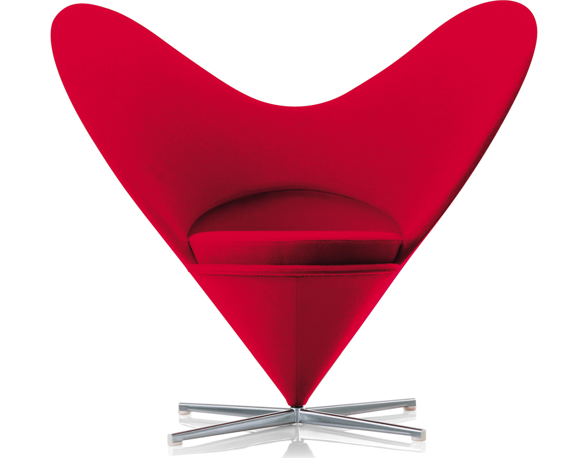 verner panton heart cone chair