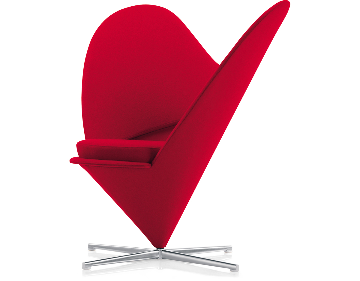 verner panton heart cone chair