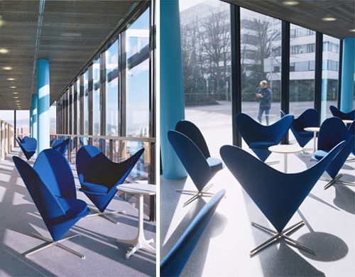 verner panton heart cone chair