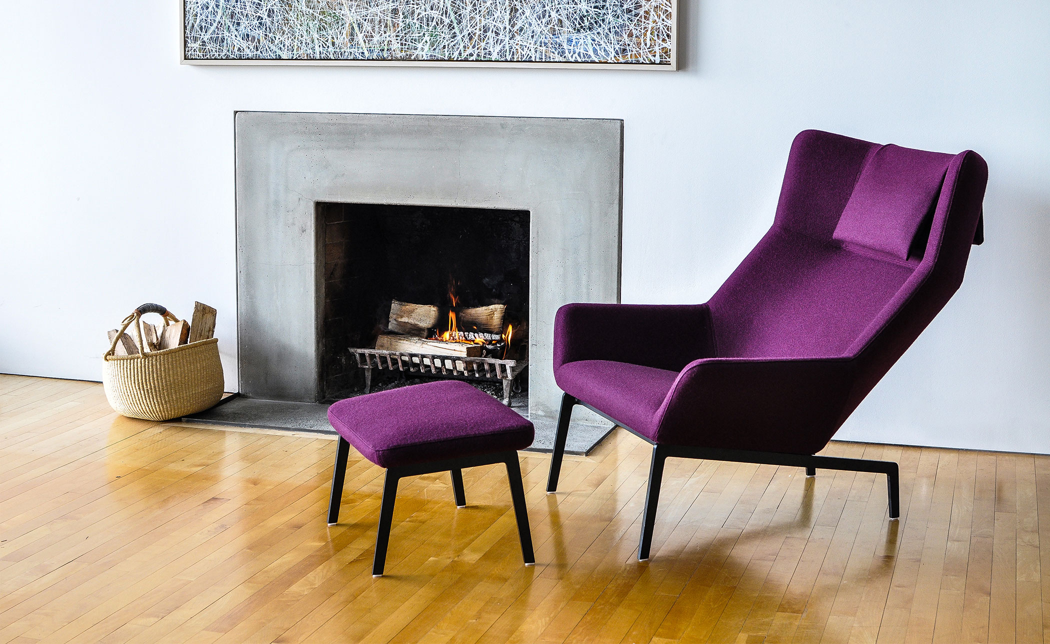 park lounge chair & ottoman