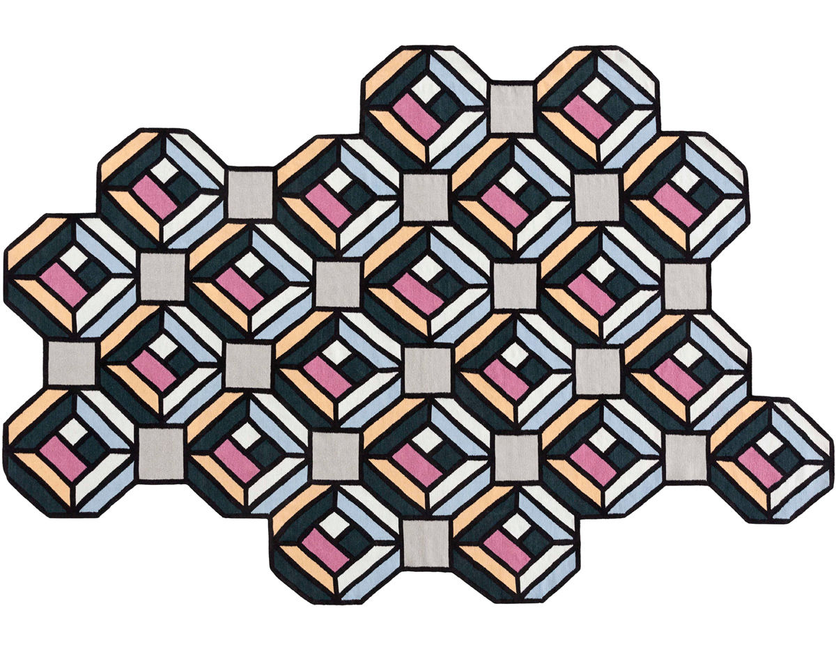parquet tetragon rug
