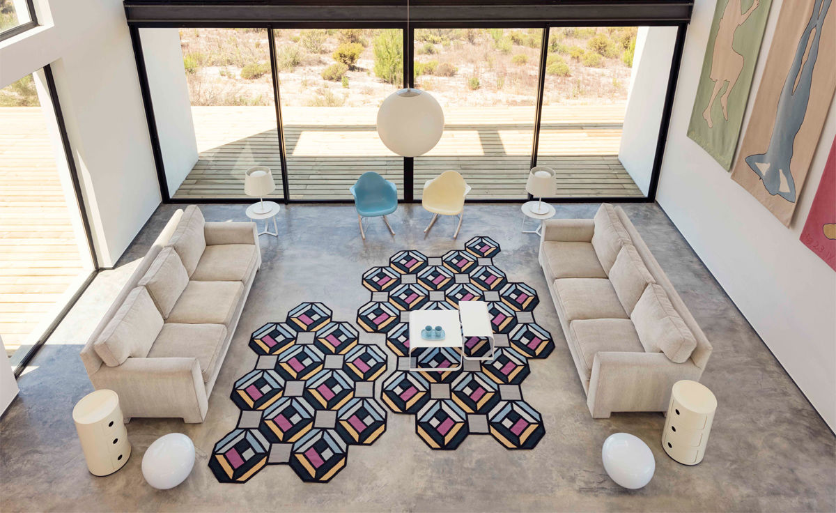 parquet tetragon rug