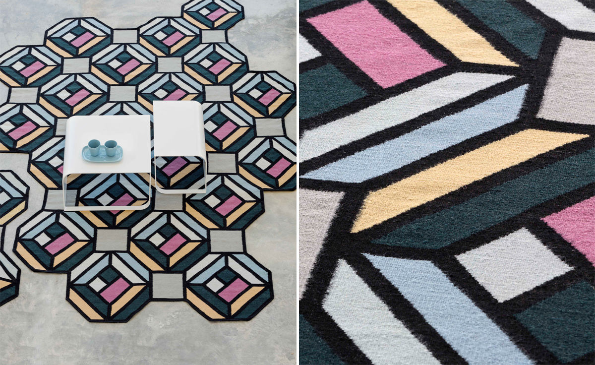 parquet tetragon rug