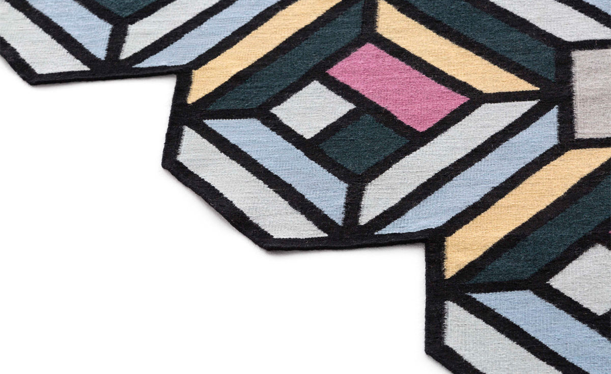 parquet tetragon rug