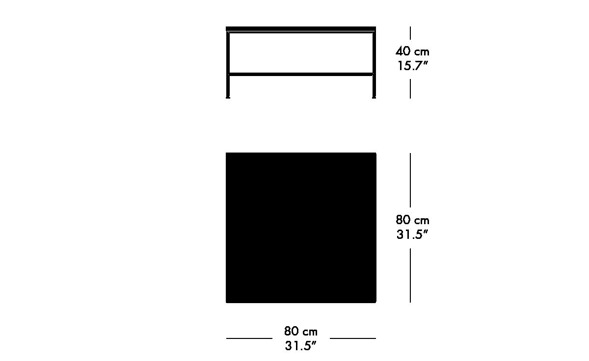 paul mccobb planner square coffee table mc320