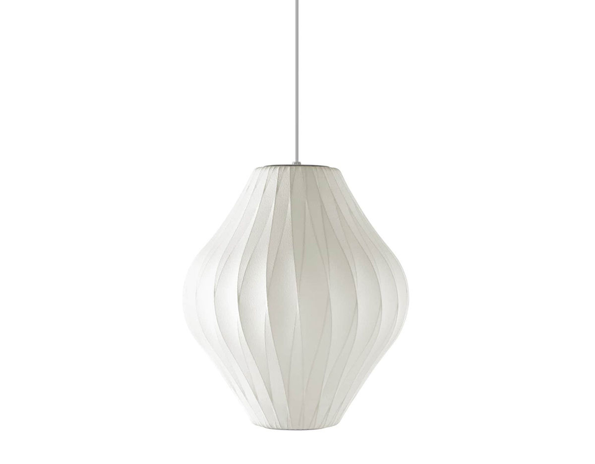 nelson bubble lamp crisscross pear