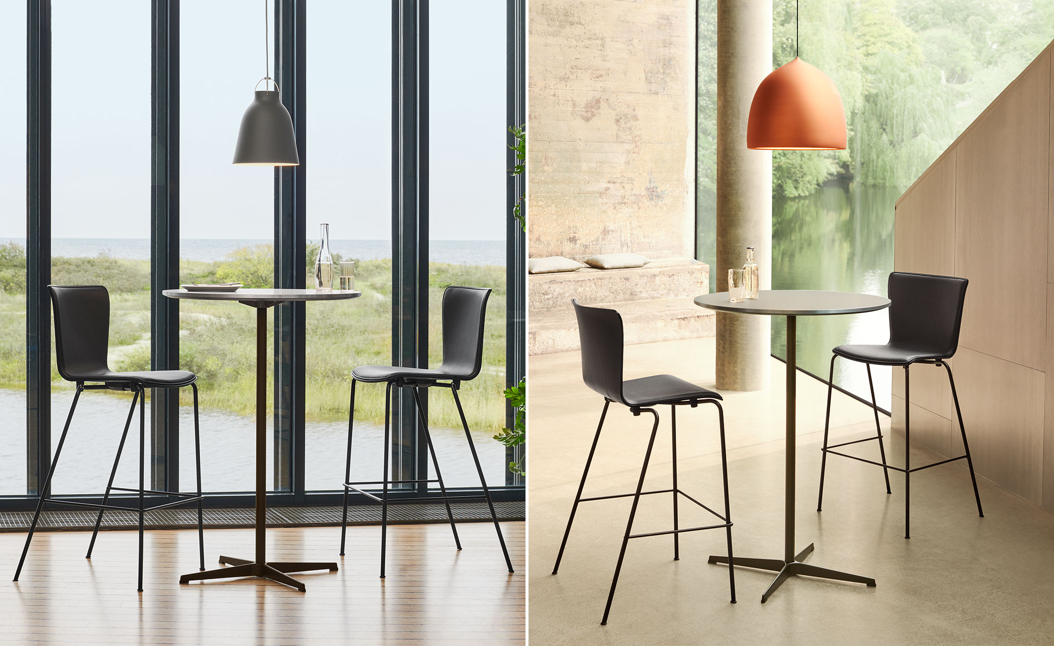 small pedestal base circular top table