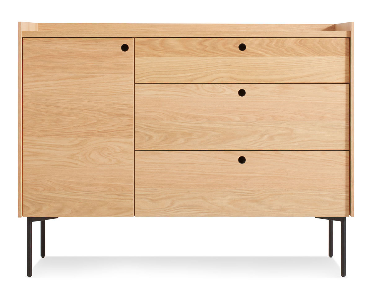 peek 1 door / 3 drawer credenza