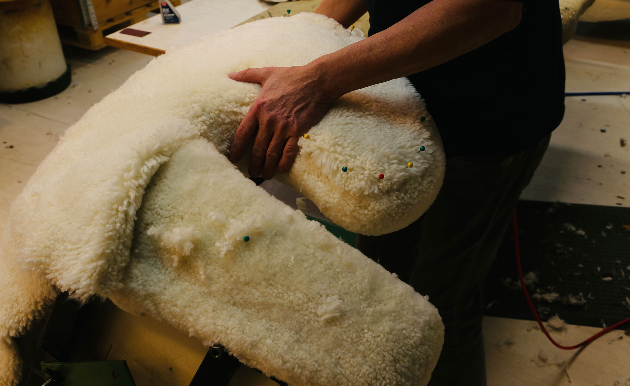 Pelican Chair with Buttons