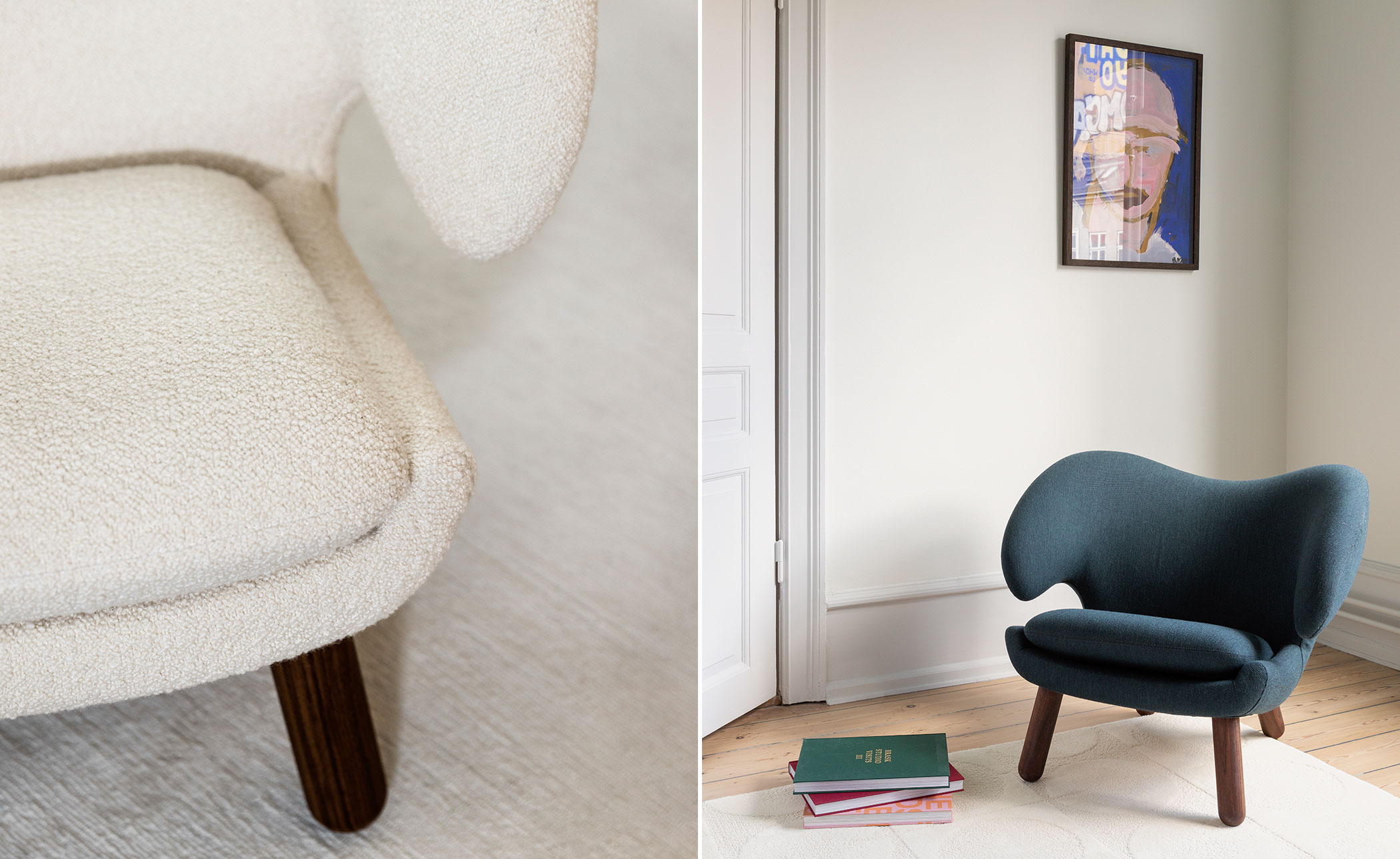 Pelican Chair with Buttons