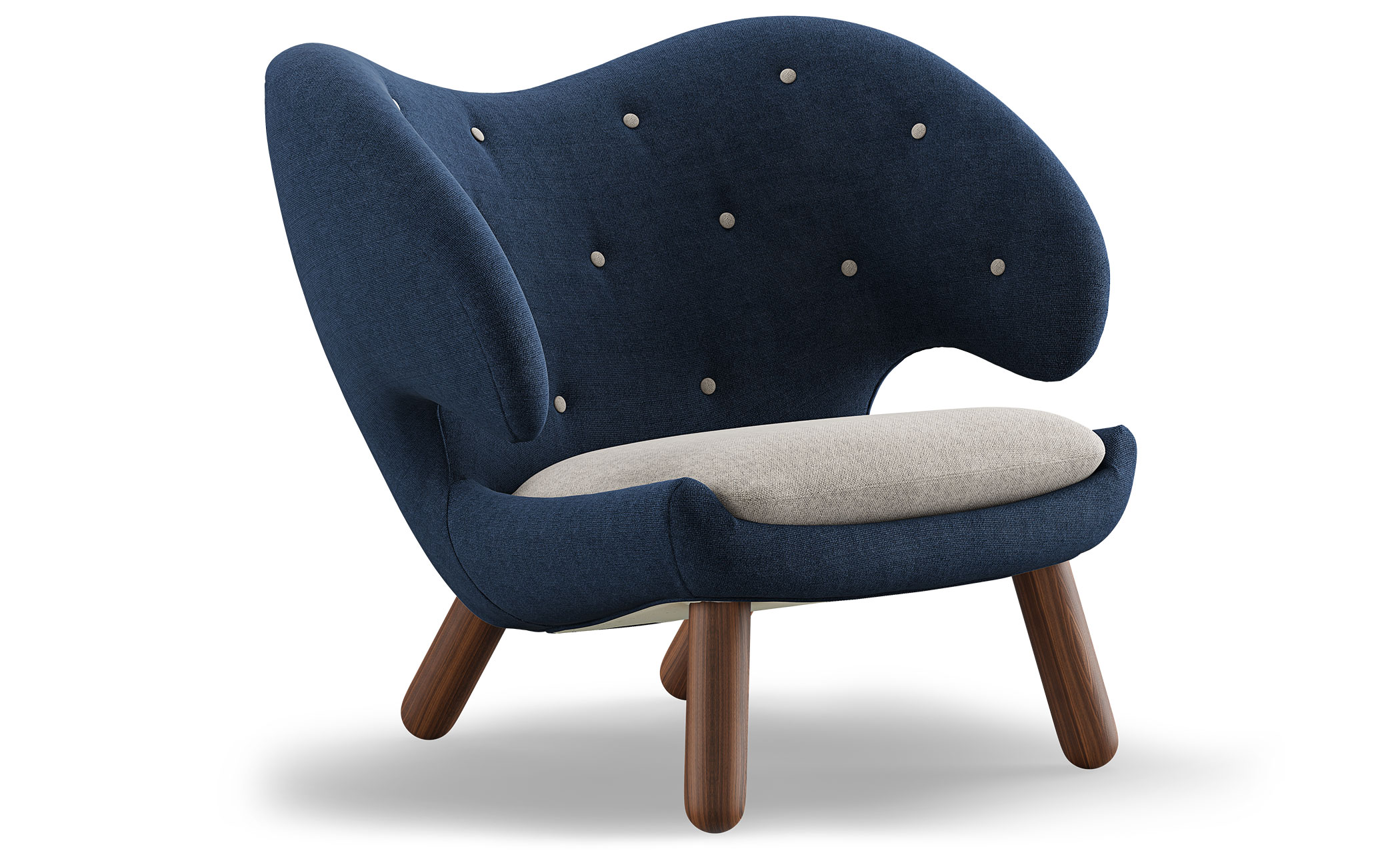 Pelican Chair with Buttons