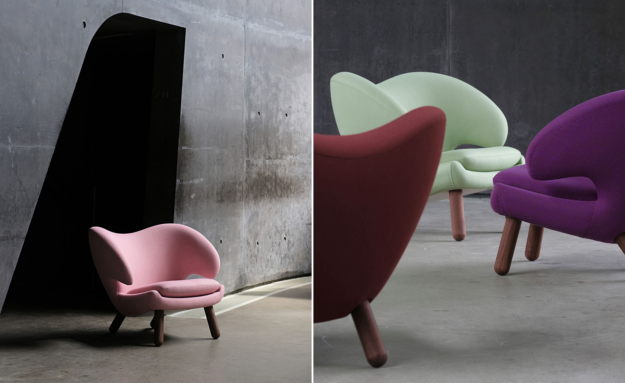 Pelican Chair with Buttons