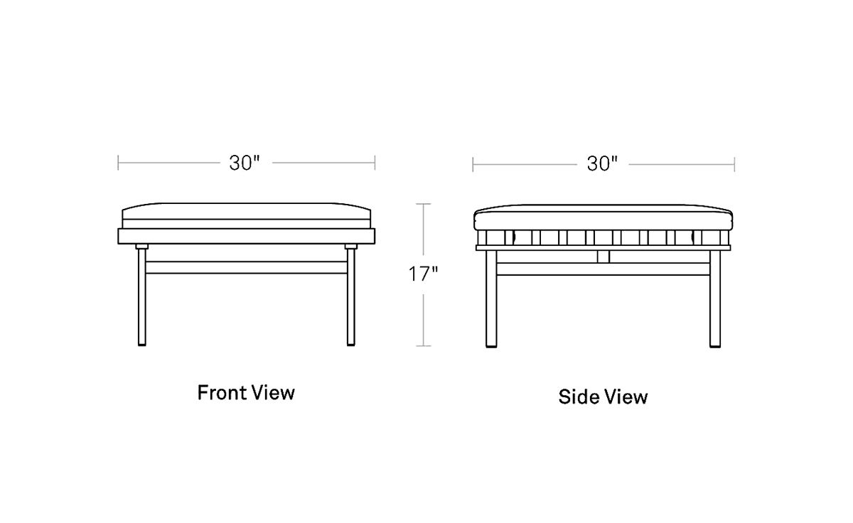 perch outdoor ottoman