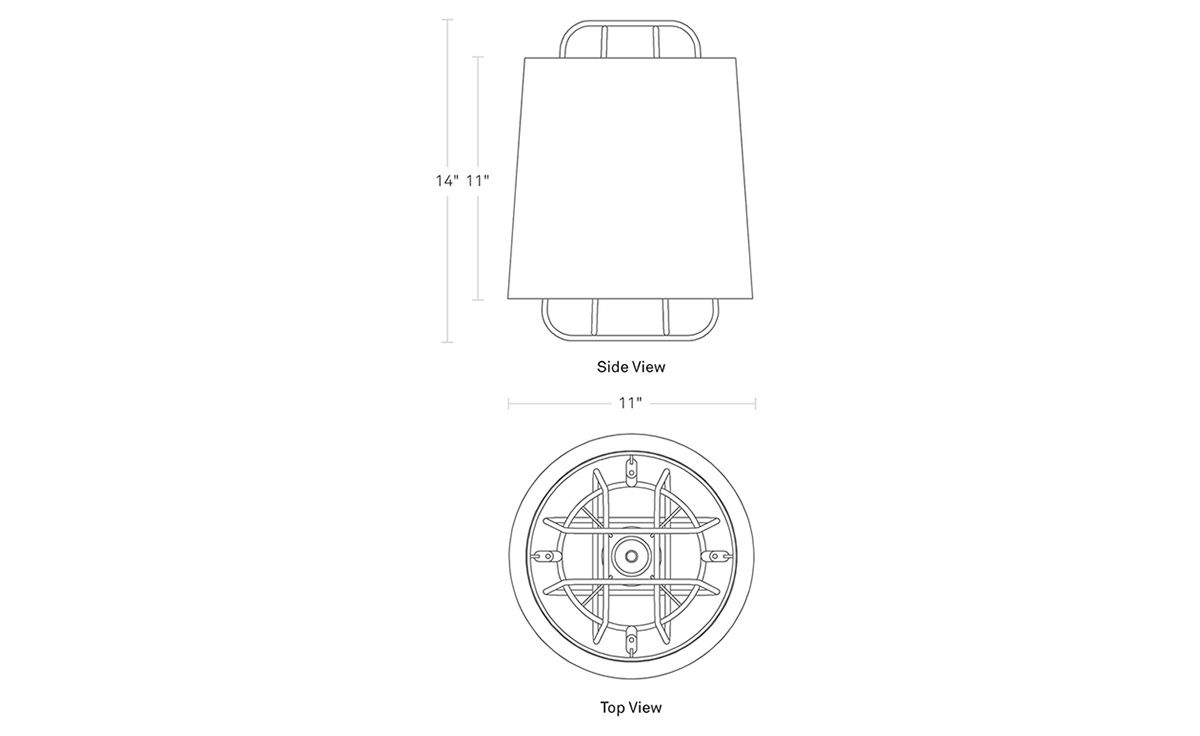 perimeter small pendant light