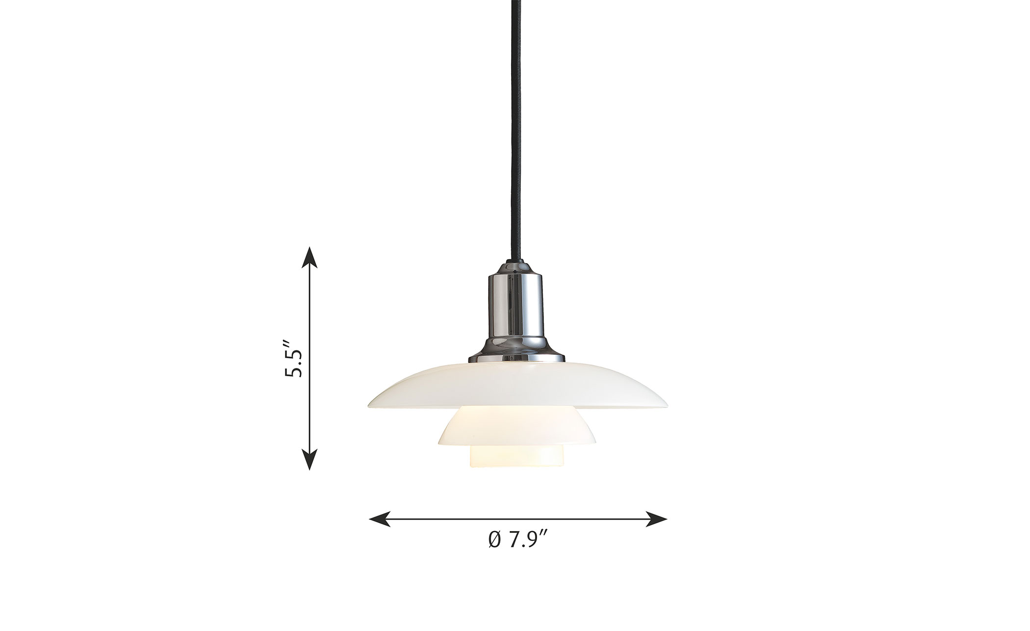 ph 2/1 pendant lamp