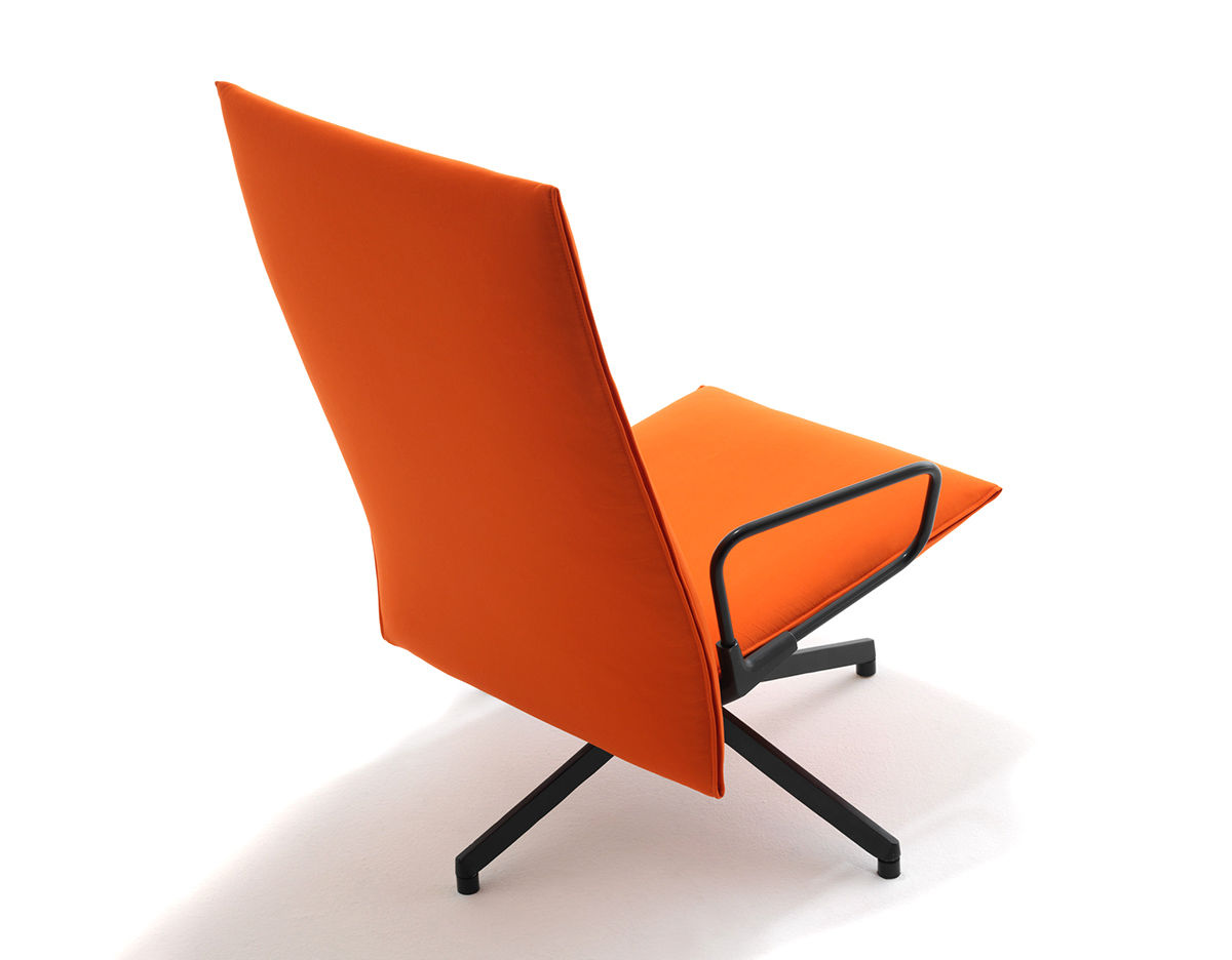 pilot high back lounge chair with loop arms