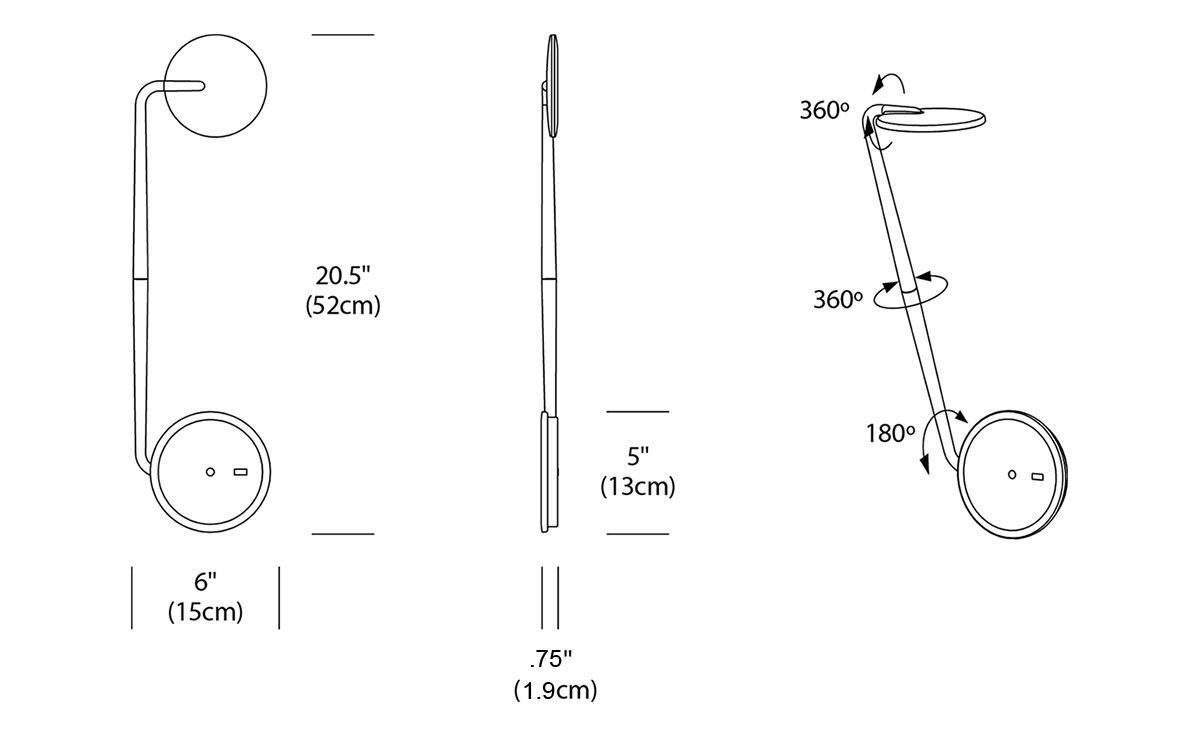 pixo led wall lamp