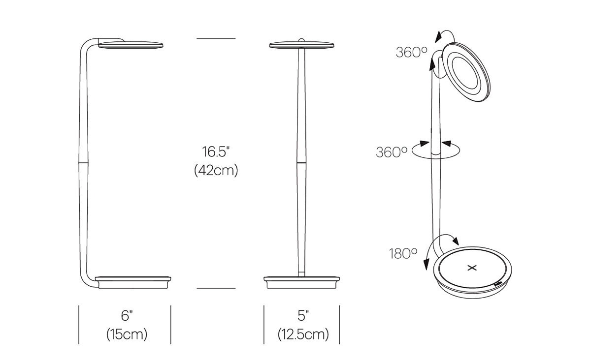 pixo plus led task lamp
