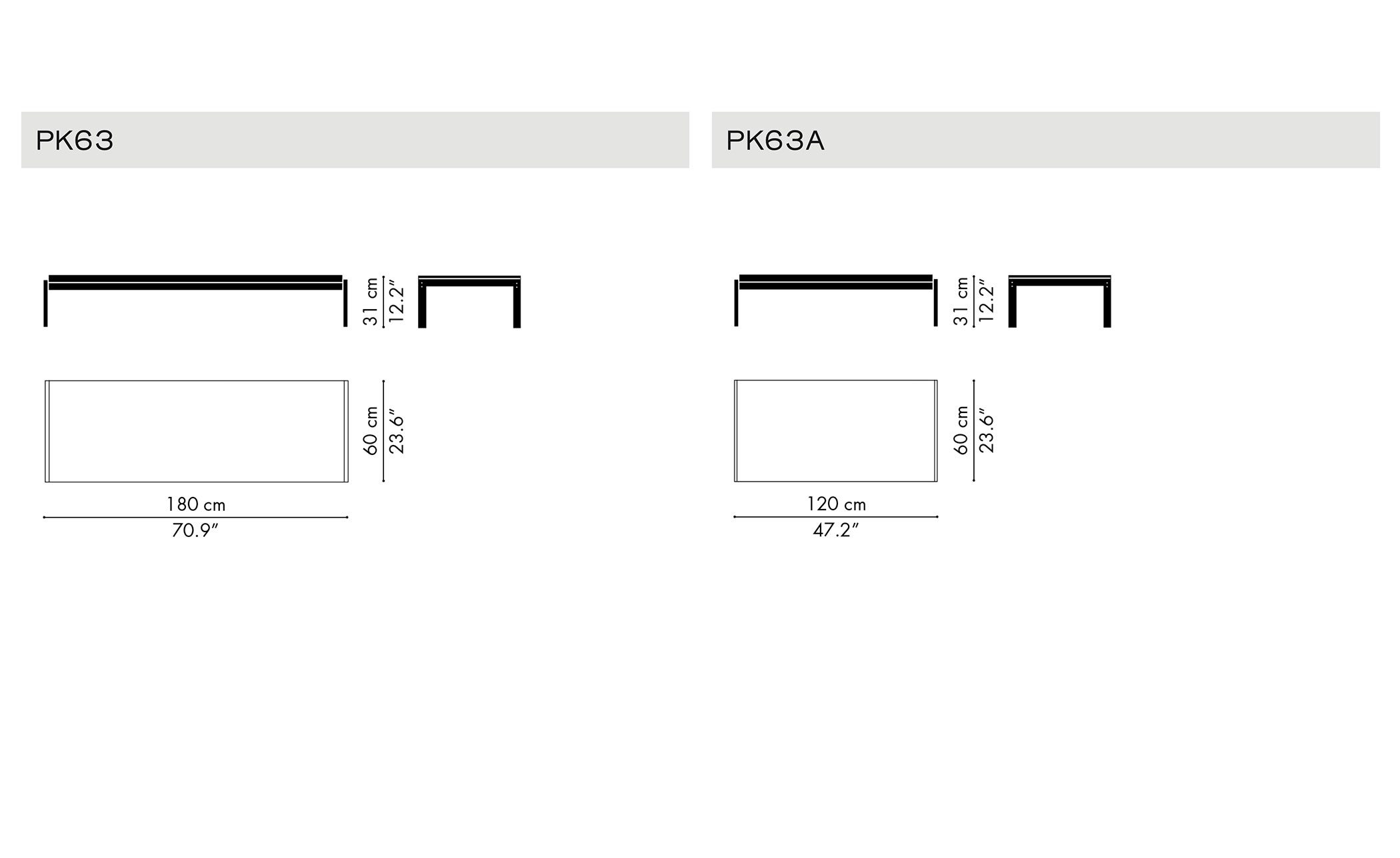 Poul Kjaerholm PK63™ Table