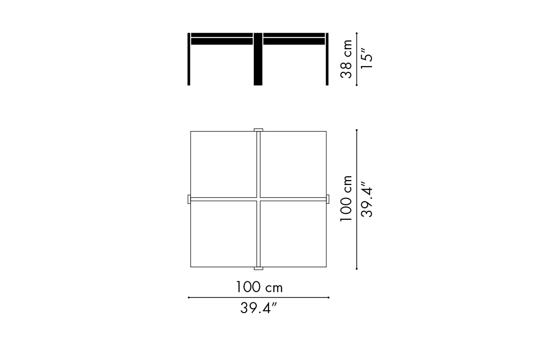 Poul Kjaerholm PK65 Coffee Table