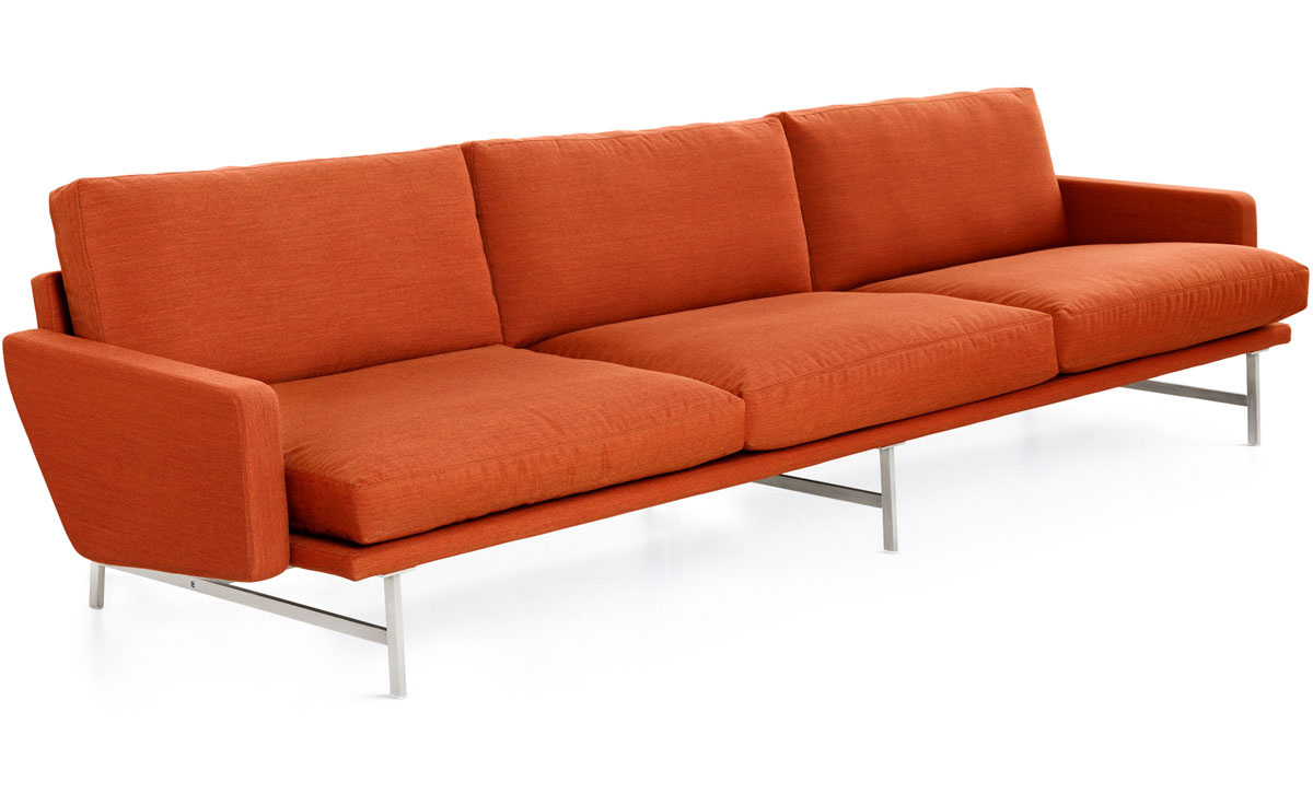 lissoni pl113 3 seat sofa