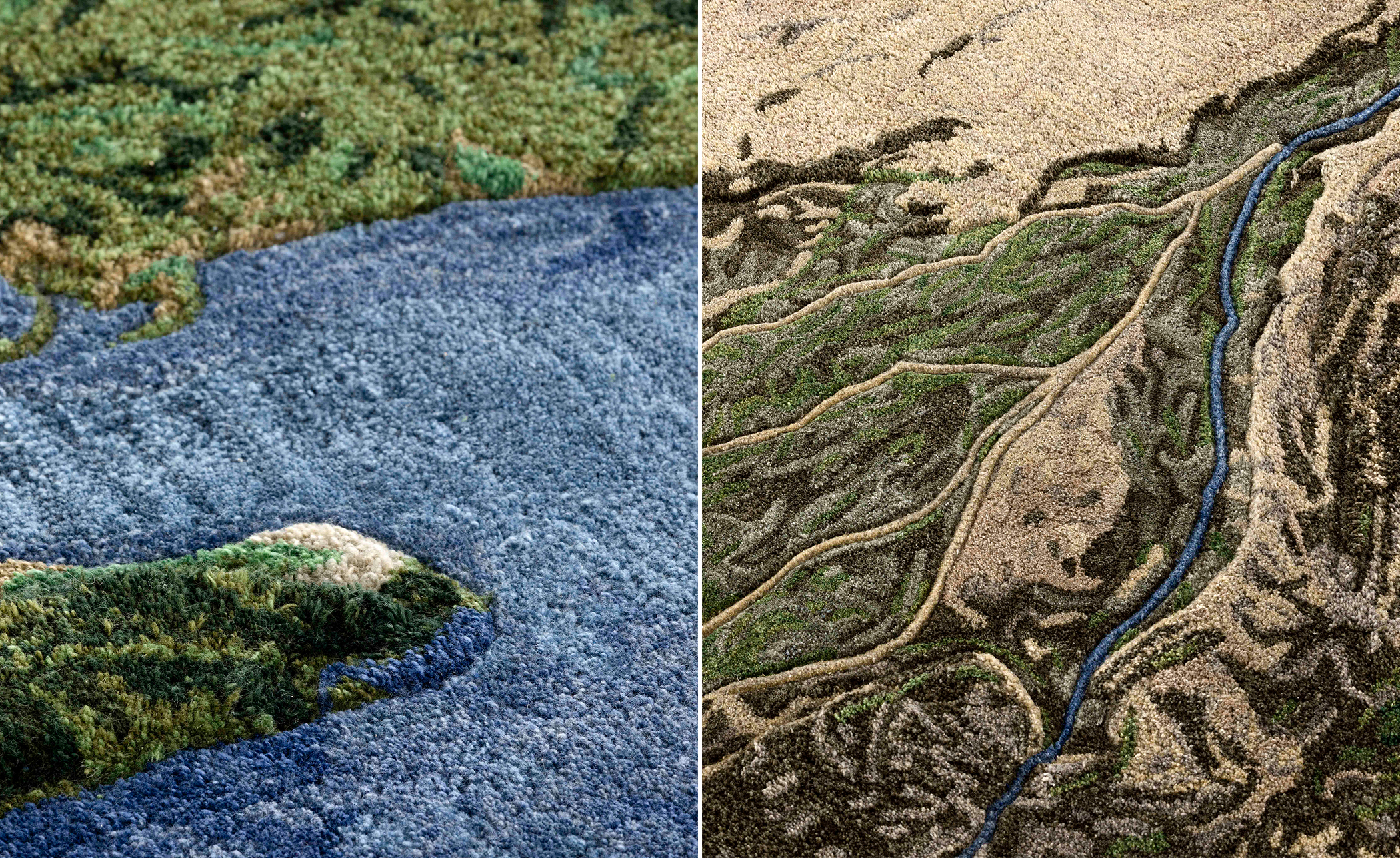 Plastic Rivers Rug